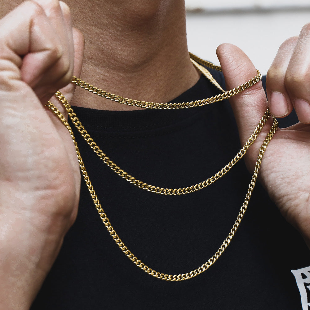 Miami Cuban Link 3mm chain necklace