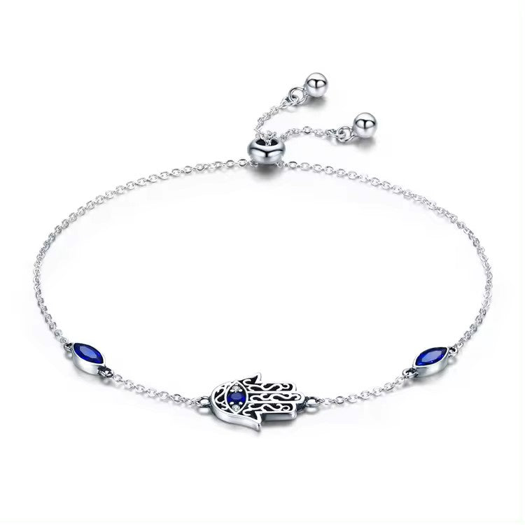 TMG02 hamsa sterling silver bracelet