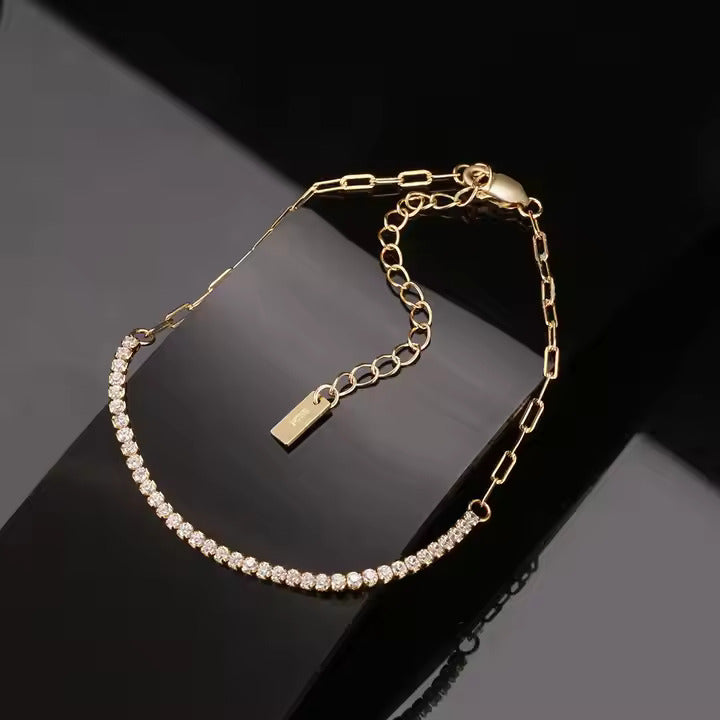 TMB141 Zirconia 925 Silver Half