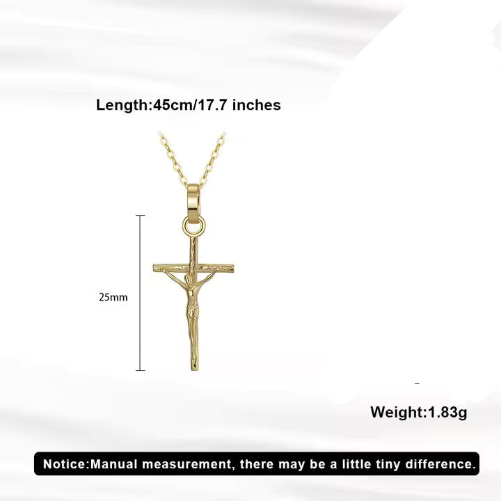 TMN39 925 Silver Cross Locket Necklace