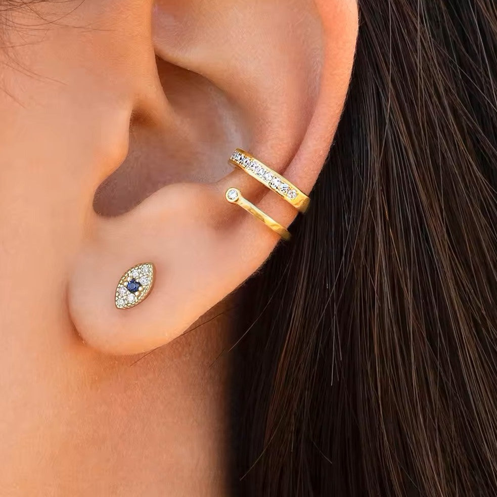 TMAE28 Evil eye studs earrings