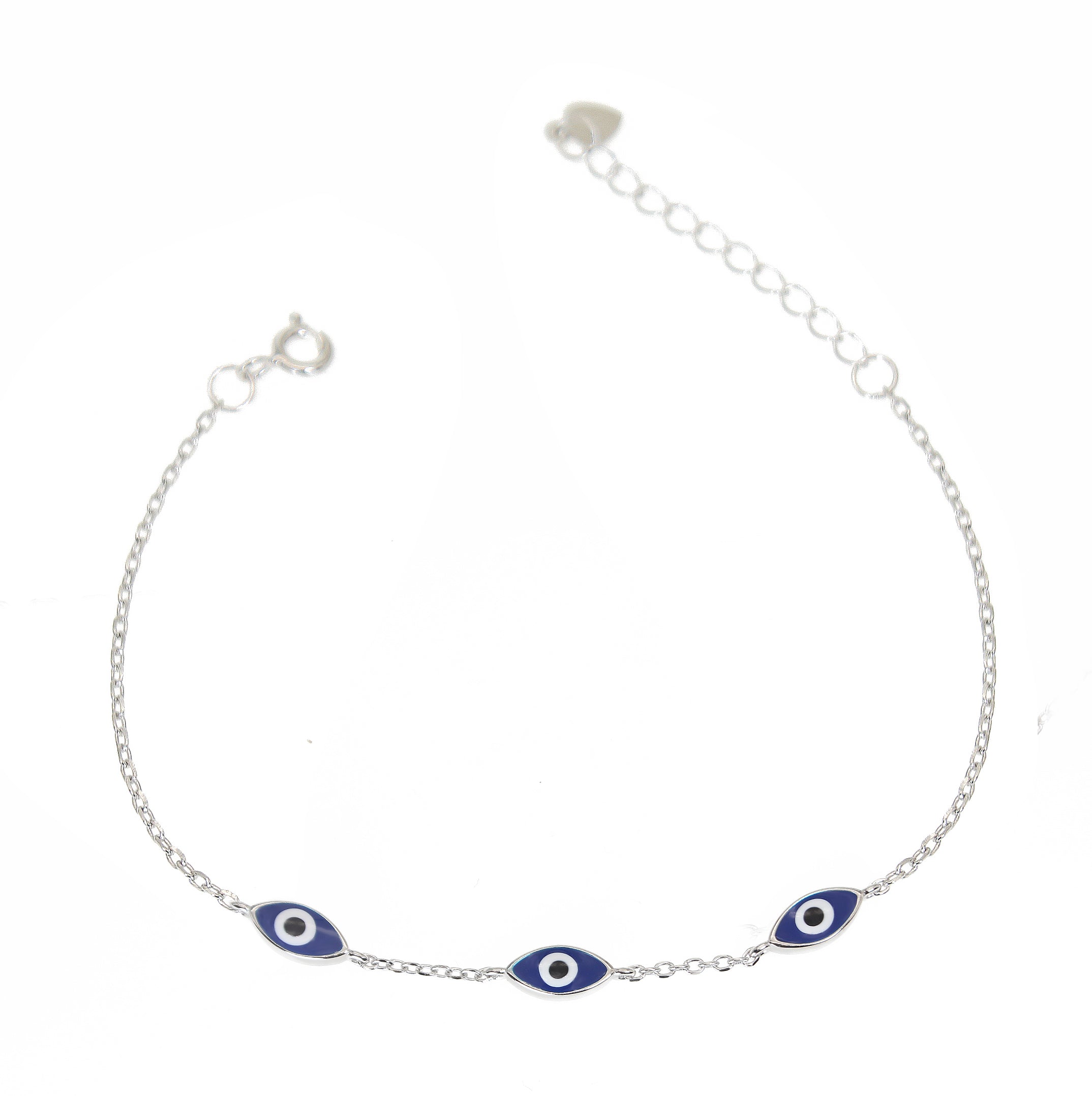 Triple Blue Evil Eye