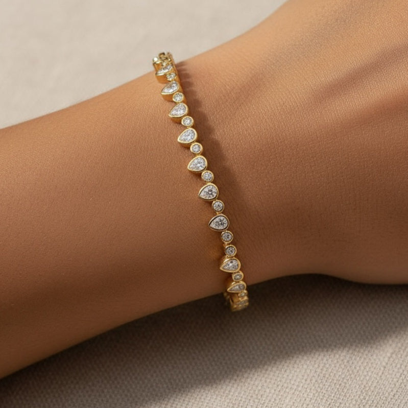 Teardrop Tennis Bracelet TMB180