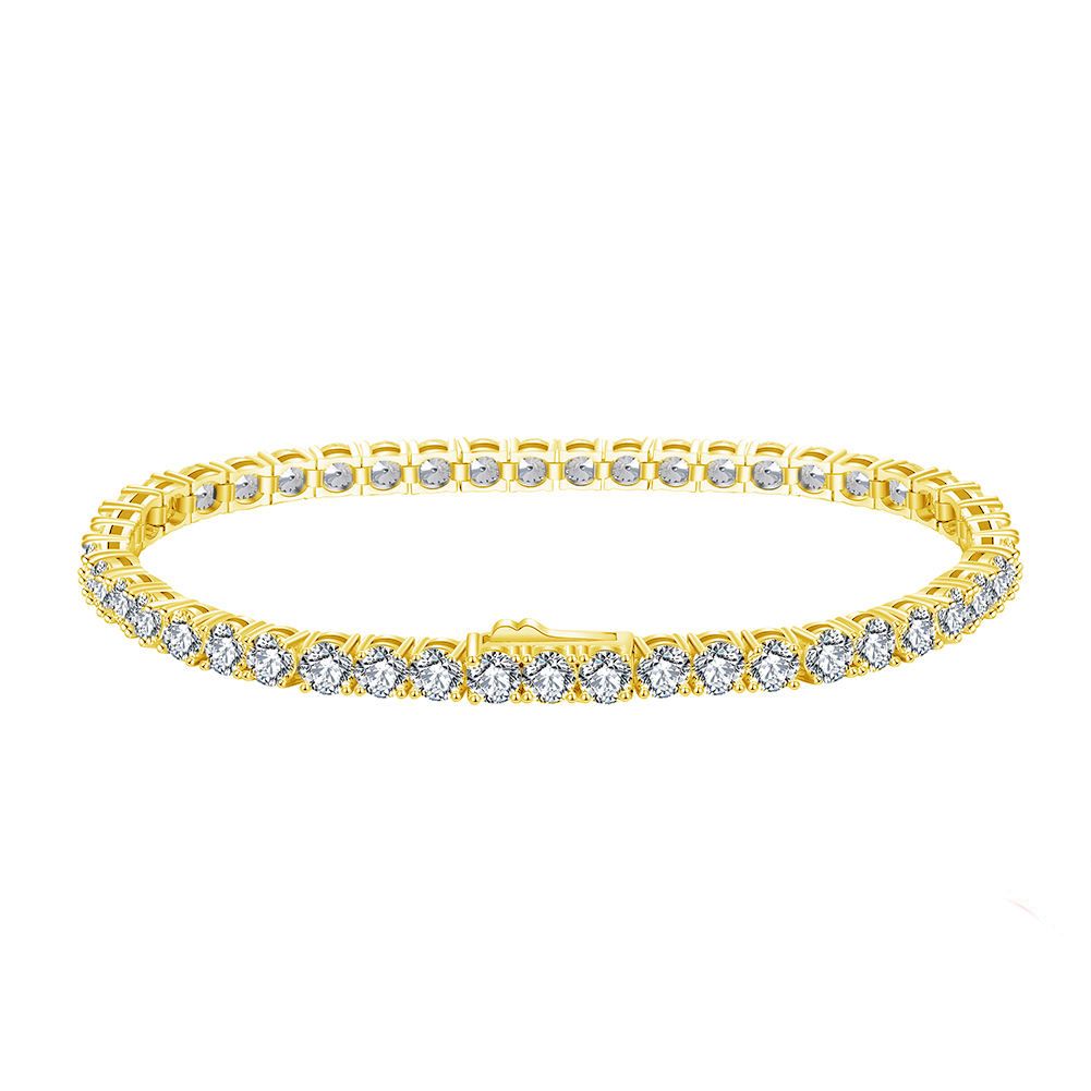 Sterling Silver Tennis Bracelet-3mm