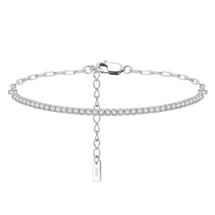 TMB141 Zirconia 925 Silver Half