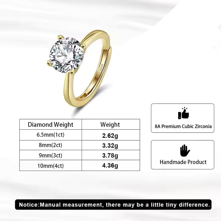TMR37 1-4ct 8A Zirconia 925