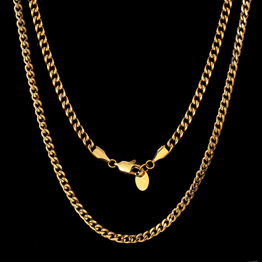 Miami Cuban Link 4mm chain necklace