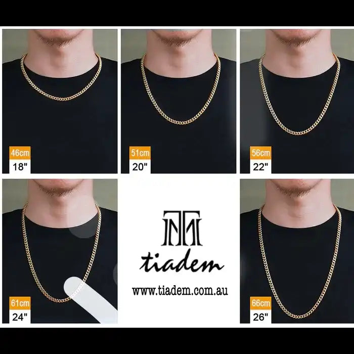 Miami Cuban Link 6mm chain - Silver/18k Gold