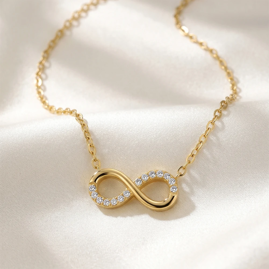 Infinity waterproof timeless necklace