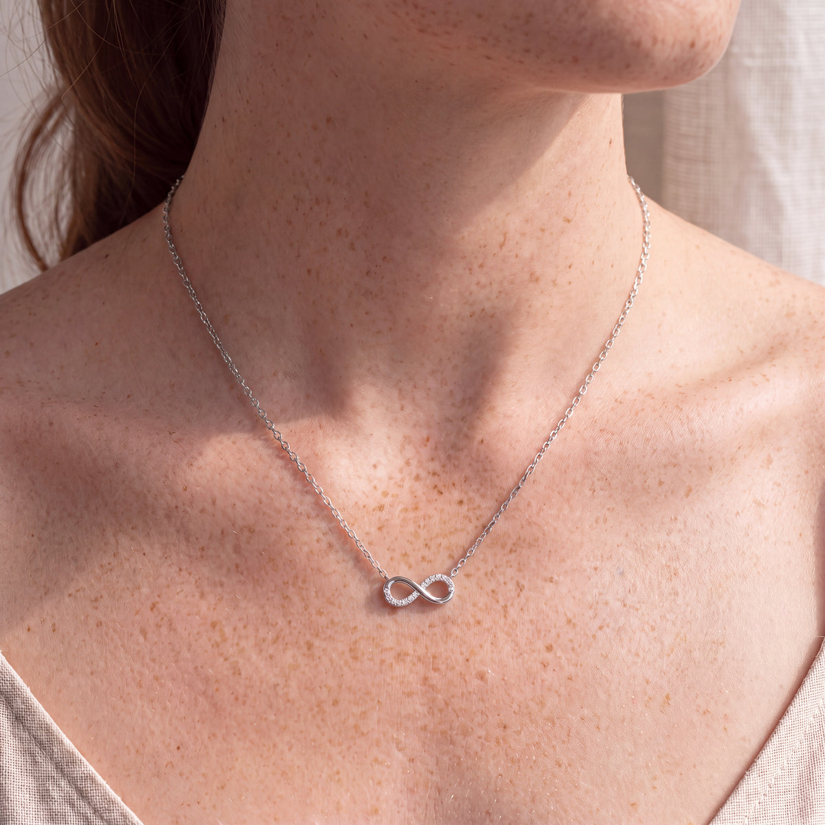 Infinity waterproof timeless necklace