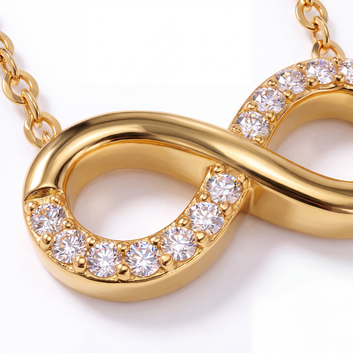 Infinity waterproof timeless necklace